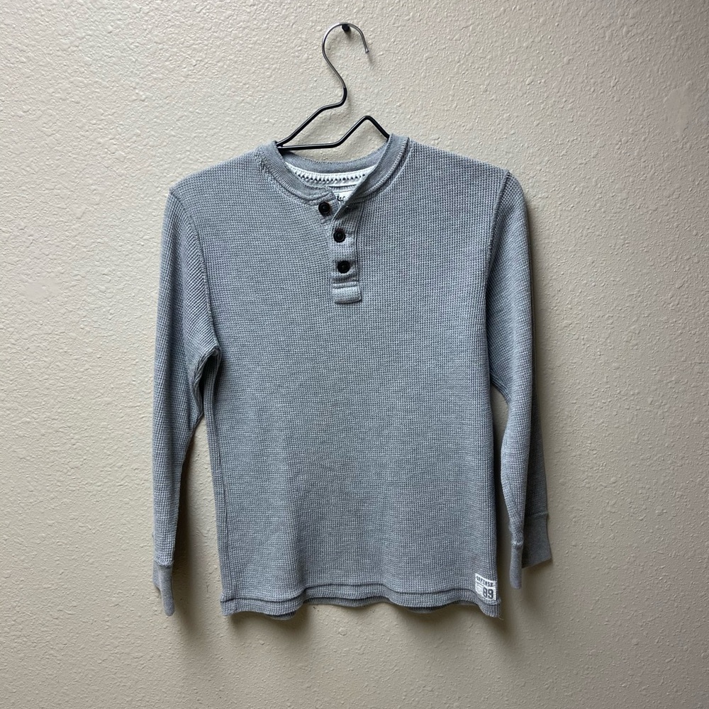 Kids 1/4 button down shirt